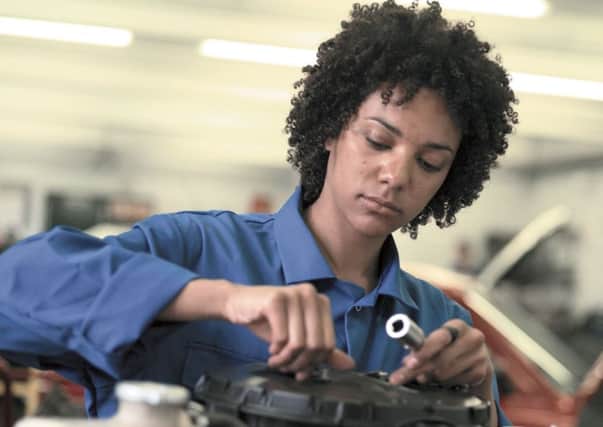 Apprenticeships: A female mechanic