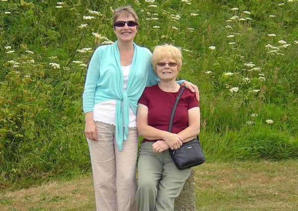 Julie Hill (left) and her mother Rose Hill