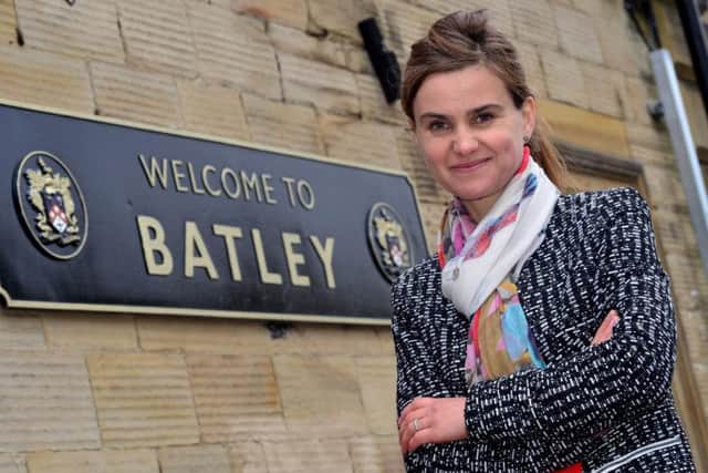Batley and Spen MP Jo Cox, who was murdered by Thomas Mair on June 16.