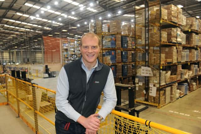 22 Nov 2016........ The Amazon depot at Doncaster prepares for both 'Black Friday' and Christmas deliveries. Site Leader Stuart Morgan. Picture Scott Merrylees