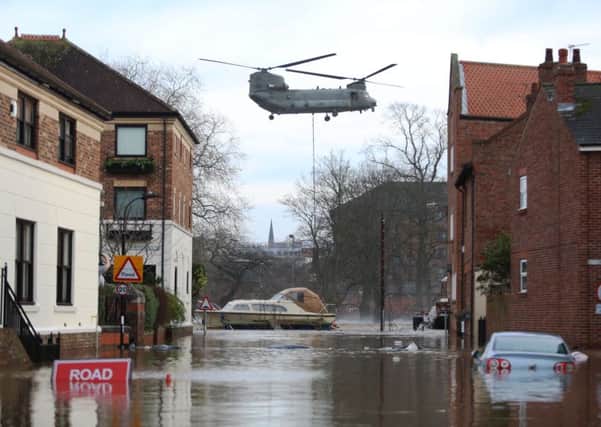 Flood hit York