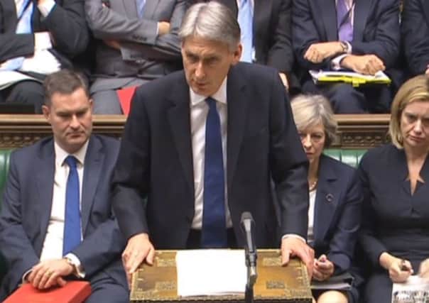 Chancellor Philip Hammond delivers his Autumn Statement in the House of Commons