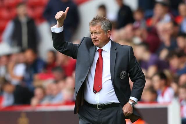 Sheffield United manager Chris Wilder. Picture: Simon Bellis/Sportimage