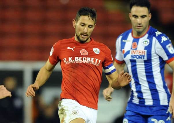 aptain Conor Hourihane has had initial talks about a contract extension with Barnsley manager Paul Heckingbottom (Picture: Jonathan Gawthorpe).