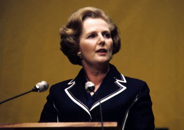 File photo from 1979 of Margaret Thatcher, who secretly continued to pursue politically explosive plans to dismantle the welfare state even after ministers thought they had been killed off by a cabinet revolt, according to newly-released official files.