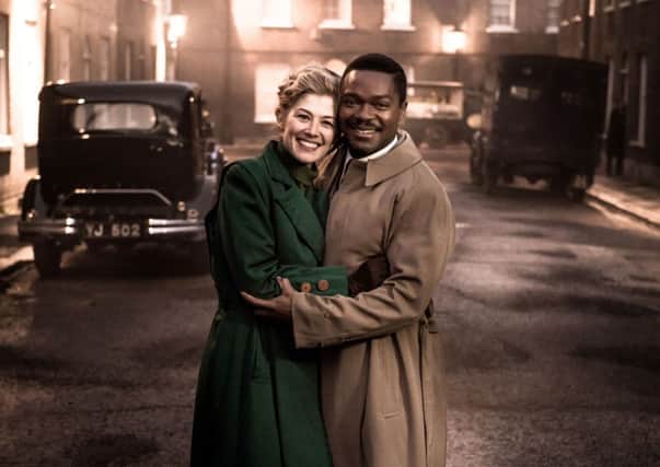 LOVE CONQUERS ALL: Rosamund Pike as Ruth William andd David Oyelowo as Seretse Khama in A United Kingdom out now.
Picture:  PA Photo/Pathe.