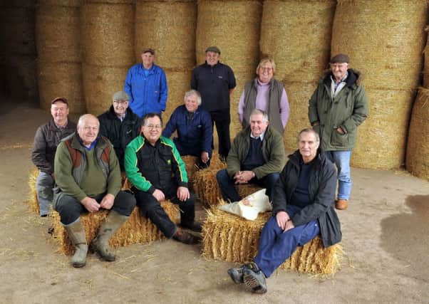 The Holderness Threshermen at Paul Clappison's  farm at Welwick near Hull.  Picture: Tony Johnson.