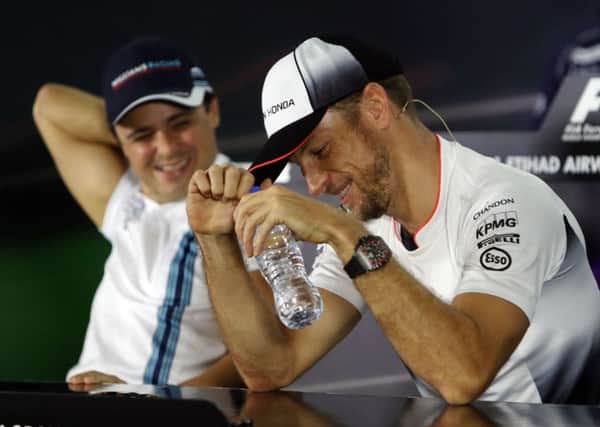 McLaren Honda's Jenson Button, right. Picture: David Davies/PA