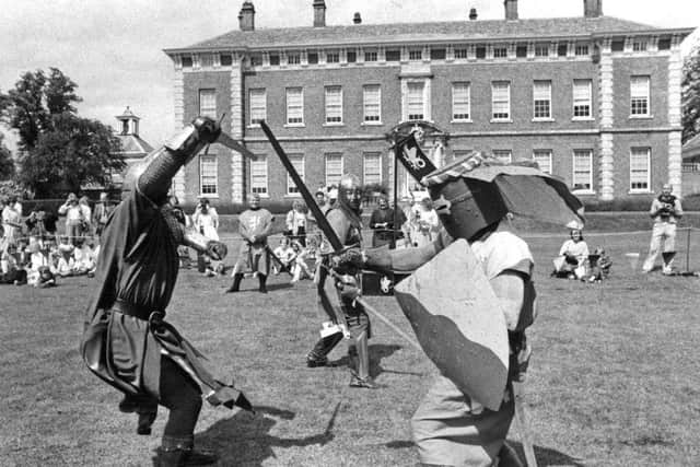 Beningbrough Hall Medieval Society in Grounds 21 July  1985