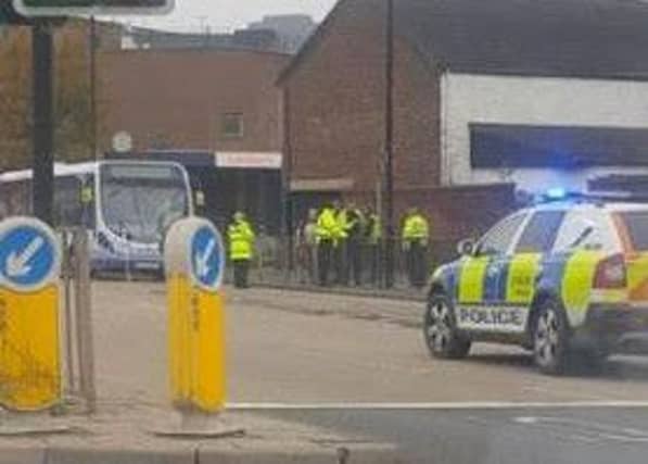 The scene of the incident.