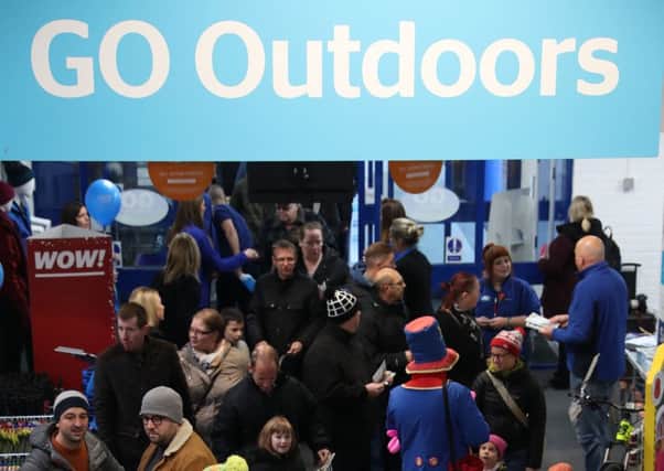File photo dated 05/11/16 of a GO Outdoors store in Nottingham, as the retailer has been acquired by JD Sports for Â£112.3 million from its private equity owners.