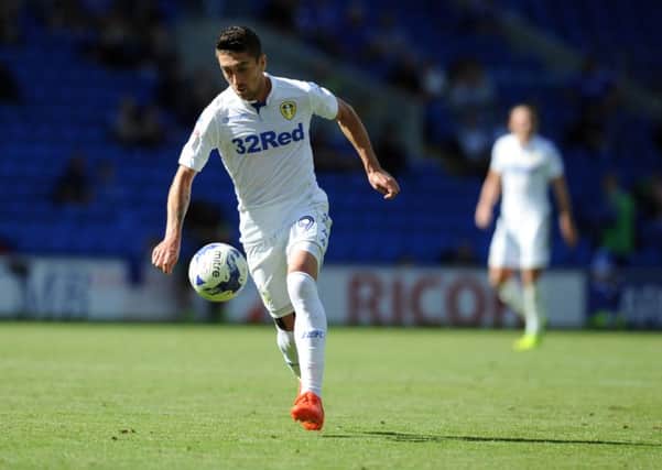 BACK OUT ON THE GRASS: Pablo Hernandez.