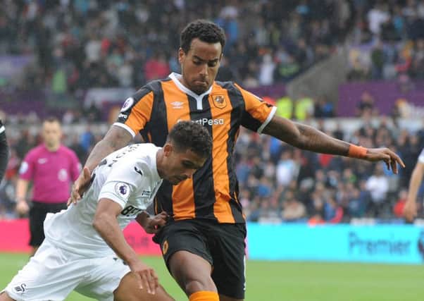 Hull City's Tom Huddlestone in action during the Premier League match at Swansea. (Picture: PA)