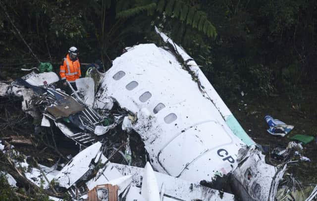 A plane with a Brazilian first division football team has crashed in Colombia