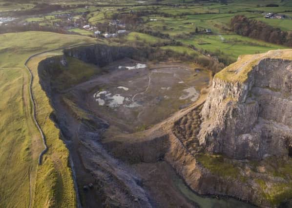 Giggleswick Quarry in the Yorkshire Dales