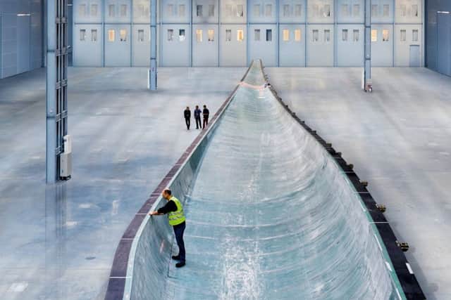 The Hull manufacturing facility will produce "class-leading" 75 metre blades.  Picture: Siemens UK.