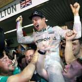 Mercedes' Nico Rosberg celebrates winning the Formula 1 world championship last Sunday (Picture: David Davies/PA Wire).