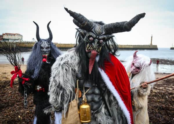 Whitby hosted its second Krampus run this weeekend. (w164802f)