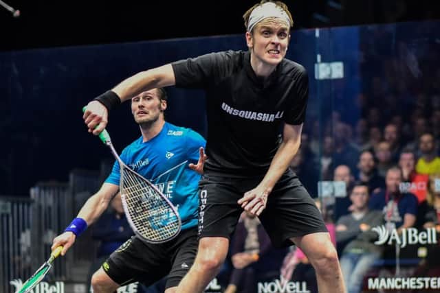 James Willstrop defeated Gregory Gaultier on his way to the final against Nick Matthew in Manchester.