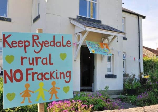 Ryedale residents remain opposed to fracking.