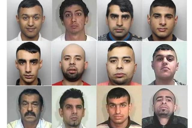 Twelve men have been sentenced to a total of 130 years for sexually exploiting a young schoolgirl in Keighley