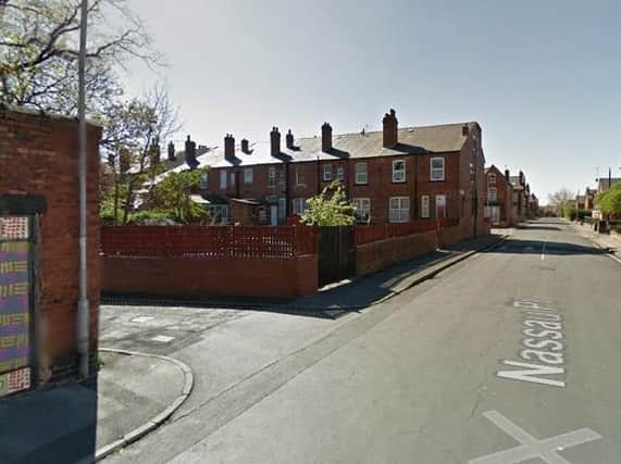 The shooting took place in Nassau Place on Sunday evening. Picture: Google