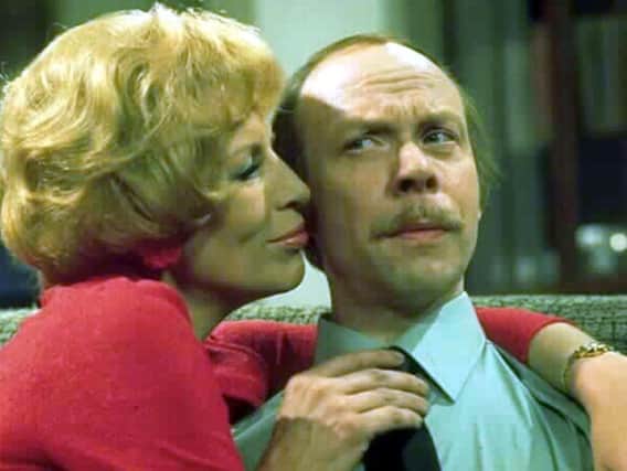 The 1970s comedy George and Mildred featured a predatory wife and put-upon husband.