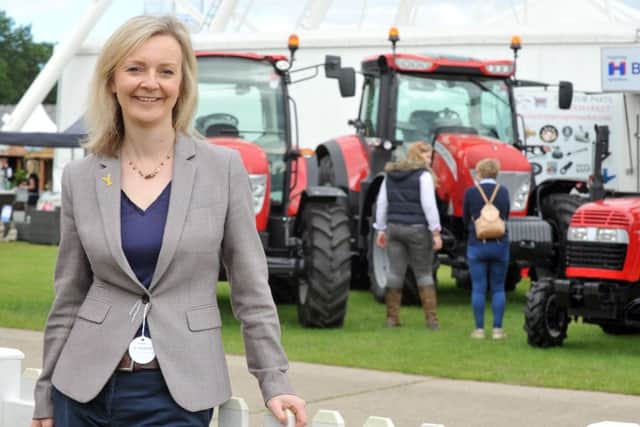 Liz Truss paid a visit to this years Great Yorkshire Show.