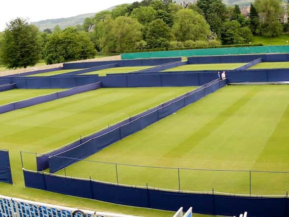 Grass courts at Ilkley
