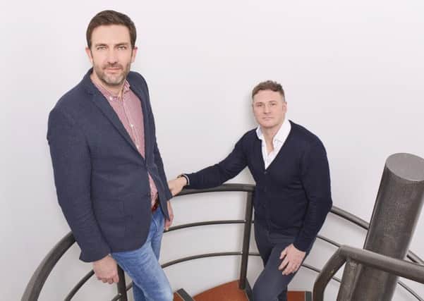 (L-R) Nigel Borwell and Paul Walsh, founders of Lead Tech.