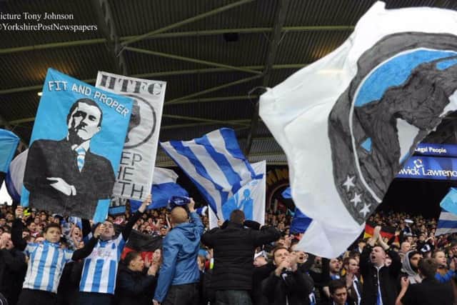 Huddersfield Town's support were sent into a frenzy