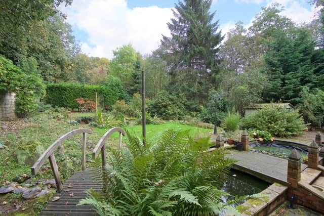 The garden is one of the stand-out features of the property