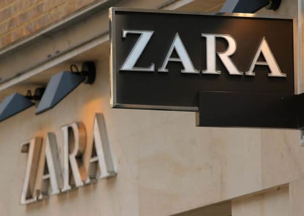 Zara clothing outlet. Photo credit: Tim Ireland/PA Wire