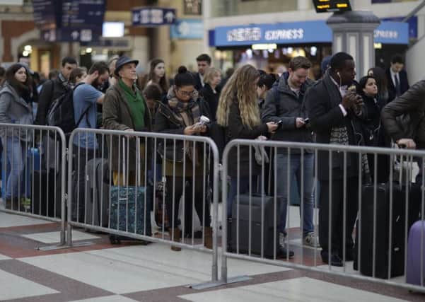 Stranded travellers during this week's rail strike - has the time come for driverless trains to beat the trade unions?