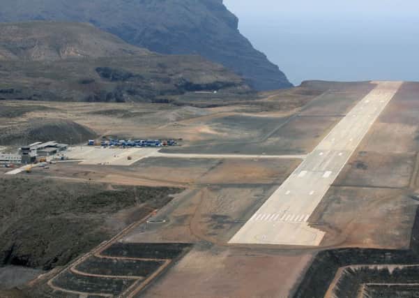 The runway at St Helena subject to controversy after receiving Â£285m of UK aid.