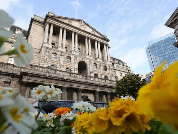 The Bank of England in London, as it has emerged that bumper cars, laser tag and face painting were just some of the activities governor Mark Carney and 2,500 staff enjoyed at a near-100,000 summer shindig while Britain struggled with fall-out from the Brexit vote. (Photo: Gareth Fuller/PA Wire)