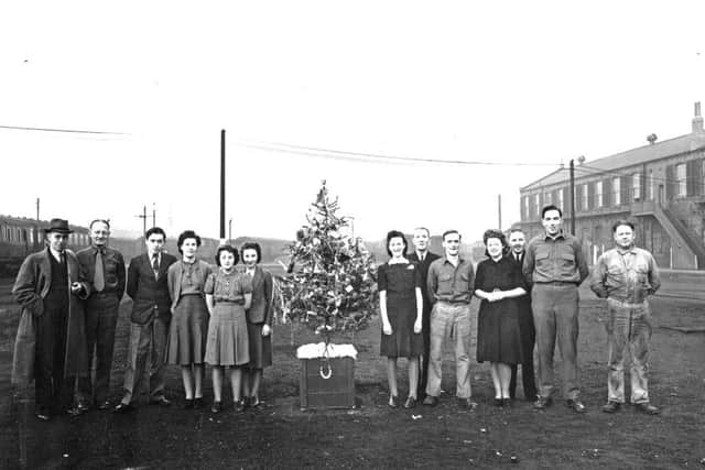 Doncaster railway works christmas  1943