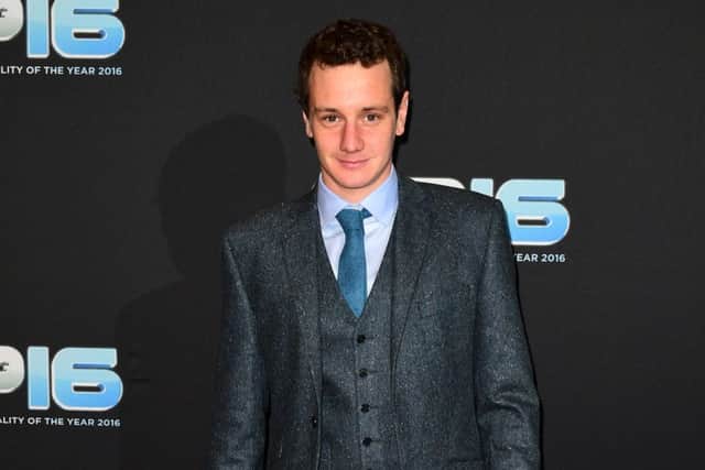 Alistair Brownlee arrives for the BBC Sports Personality of the Year 2016 ceremony. Photo: Ian West/PA Wire