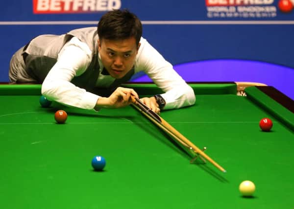 Marco Fu won the Scottish Open on Sunday, beating John Higgins in the final (Picture: Mike Egerton/PA Wire).