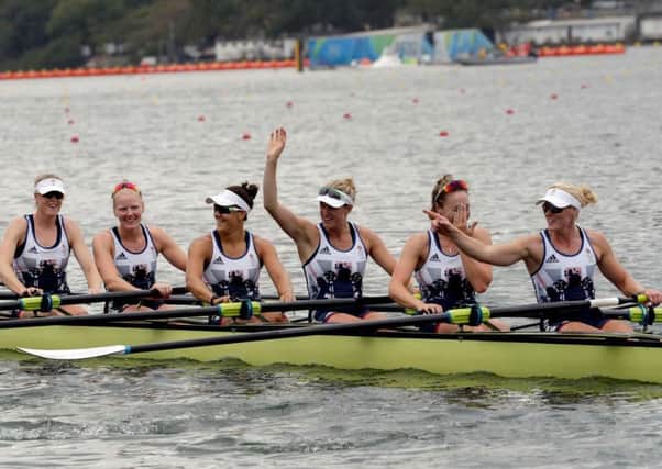 Zoe Lee stroked the British boat to silver in the women's coxed eight in Rio (Picture: PA).