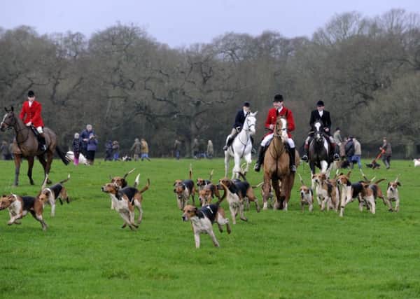 The Holderness Hunt at Beverley last December - Boxing Day remains a key day in the hunting calendar.