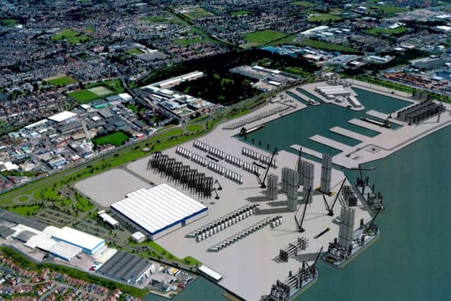 Artists impression of Green Port Hull. ABP and Siemens