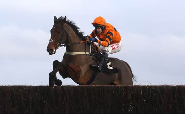 Thistlecrack, ridden by Tom Scudamore, seen winning at Newbury last month (Picture: PA).