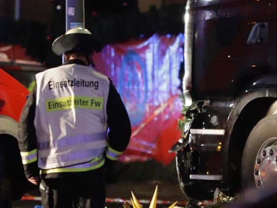 The truck in the incident in Berlin, Germany