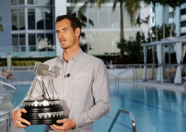 Andy Murray won BBC Sports Personality of the Year for a third time on Sunday.