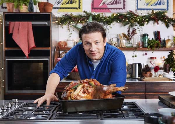 Picture: PA Photo / Channel 4 - Jamie's Ultimate Christmas, in which Mr Oliver demonstrates how to get your roast spot on.