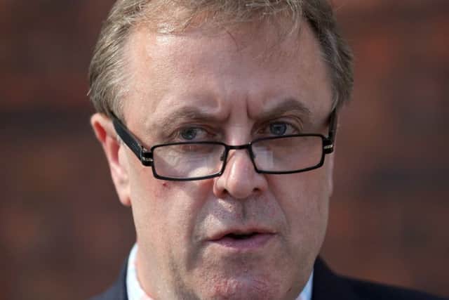 Picture Police crime commissioner Mark Burns-Williamson giving a press conference in Wakefield regarding the suspension of Chief Constable Mark Gilmore.
Andrew McCaren/Rossparry.co.uk