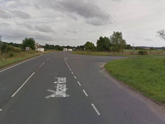 The crash happened on the A638 Doncaster Road, near to the junction with Field Lane.