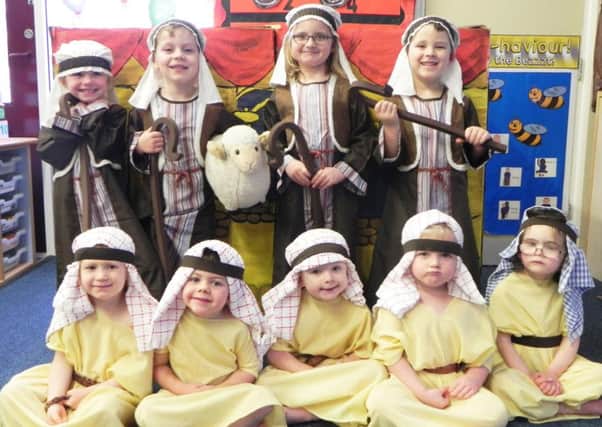 A school nativity play.