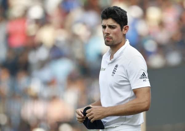 England's cricket captain Alastair Cook. Picture: AP.